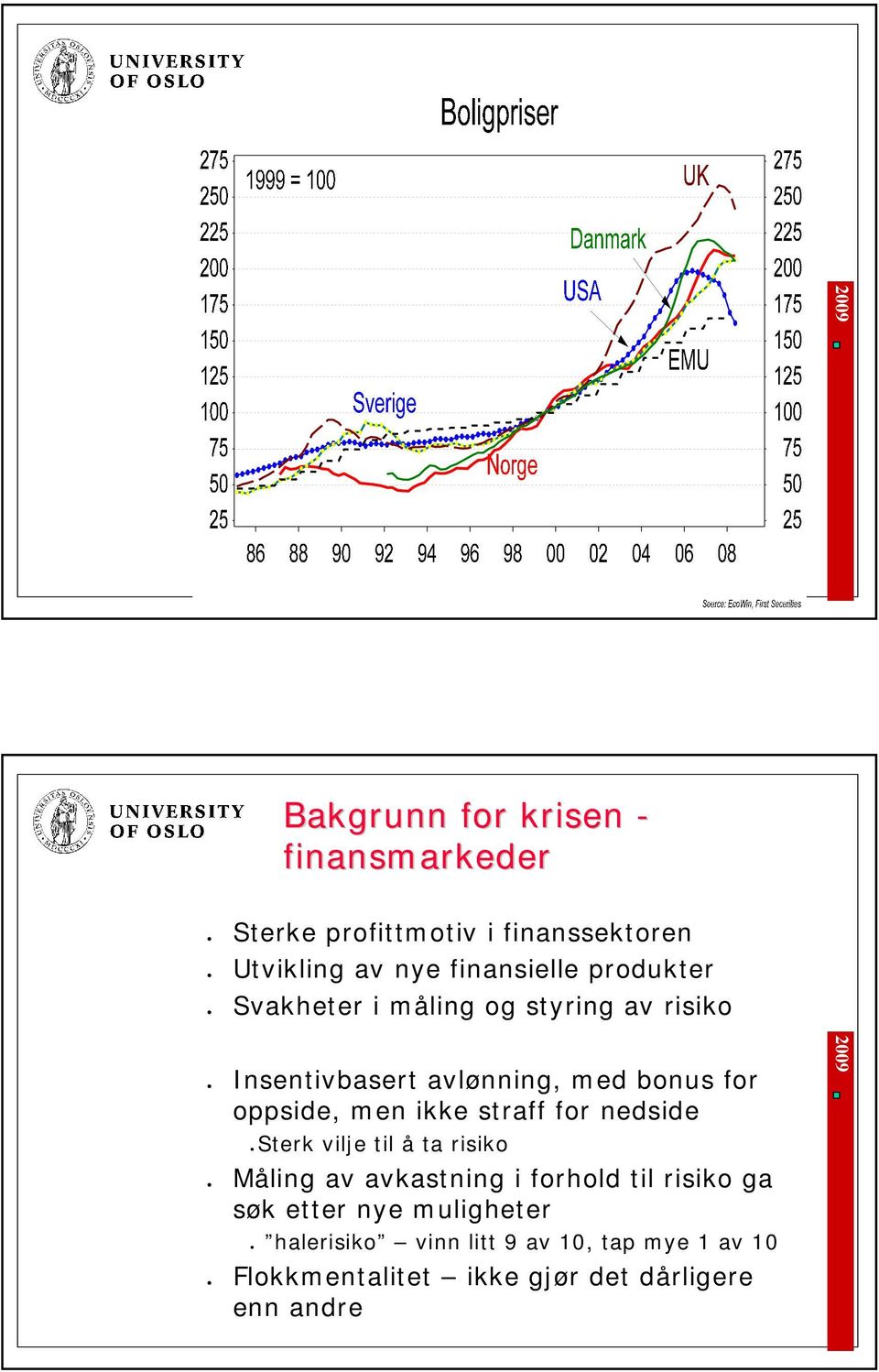 ikke straff for nedside Sterk vilje til å ta risiko Måling av avkastning i forhold til risiko ga søk