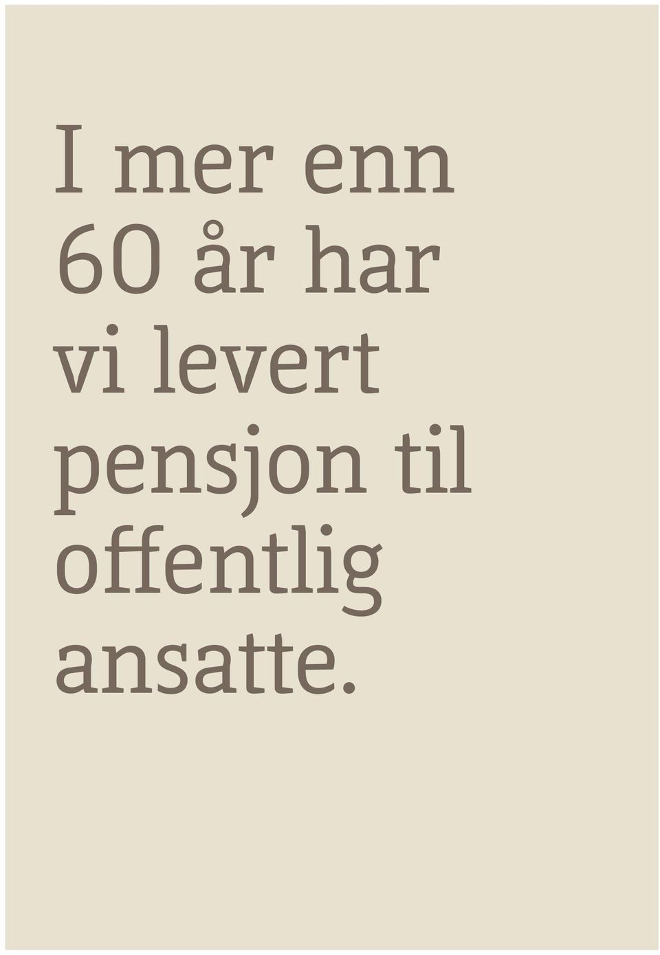 pensjon til