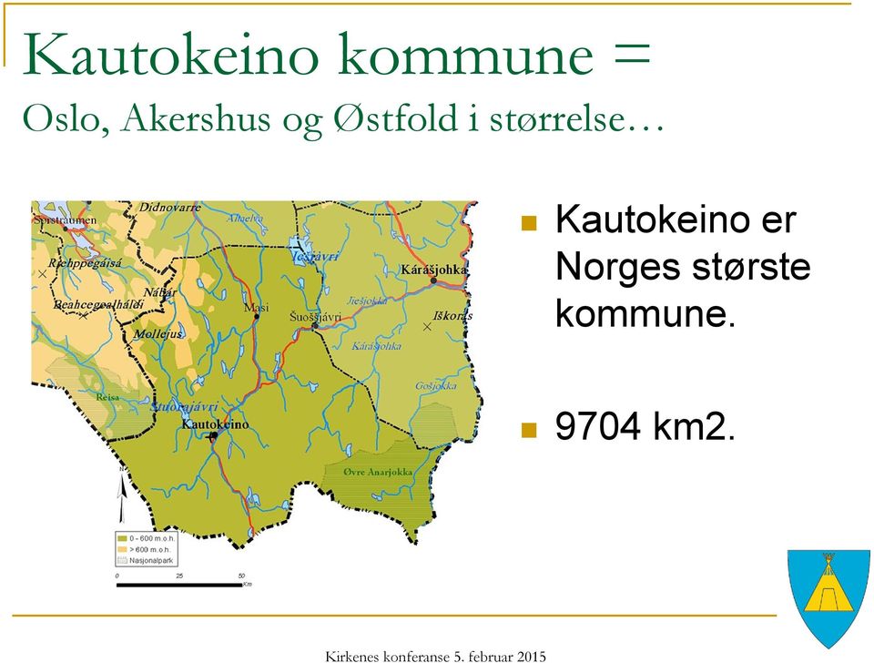 størrelse Kautokeino er