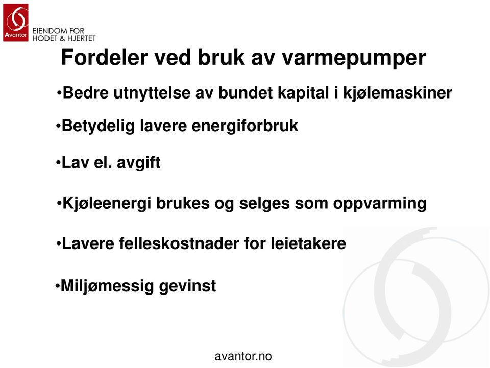 energiforbruk Lav el.