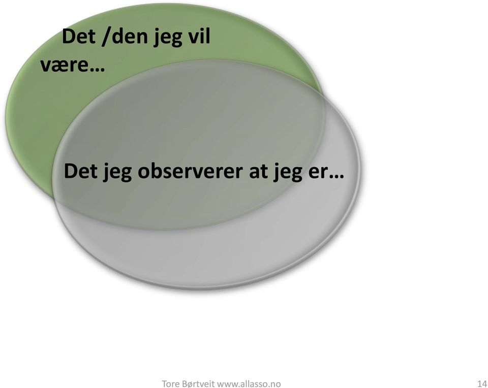 observerer at jeg er