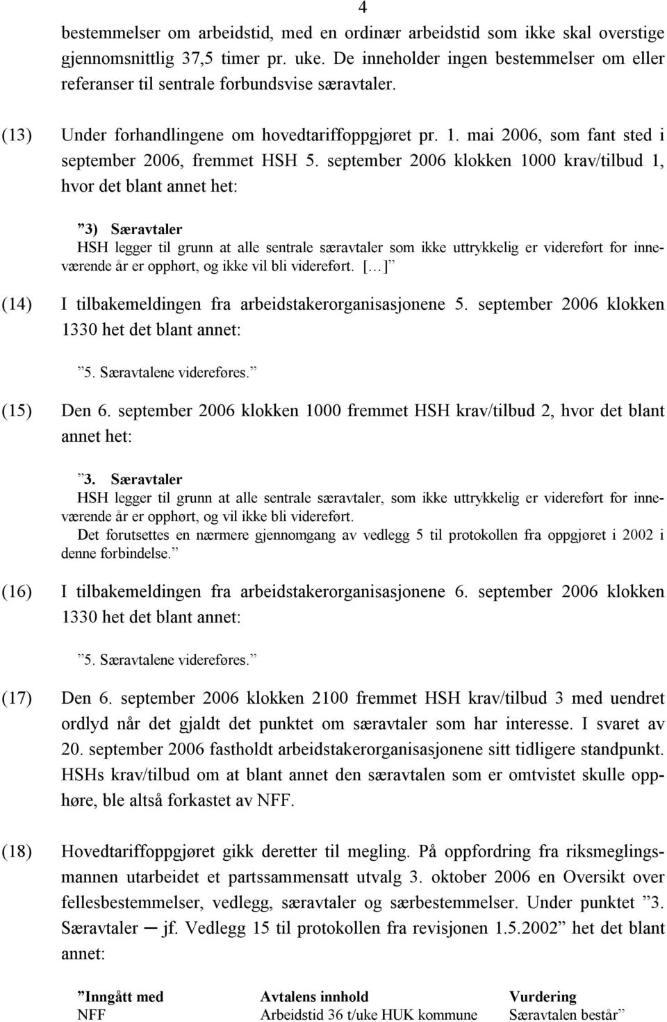 mai 2006, som fant sted i september 2006, fremmet HSH 5.