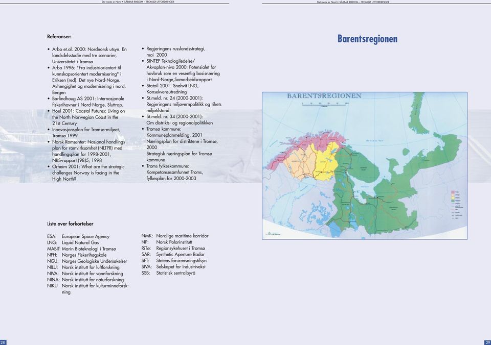 Avhengighet og modernisering i nord, Bergen Barlindhaug AS 2001: Internasjonale fiskerihavner i Nord-Norge, Sluttrap.