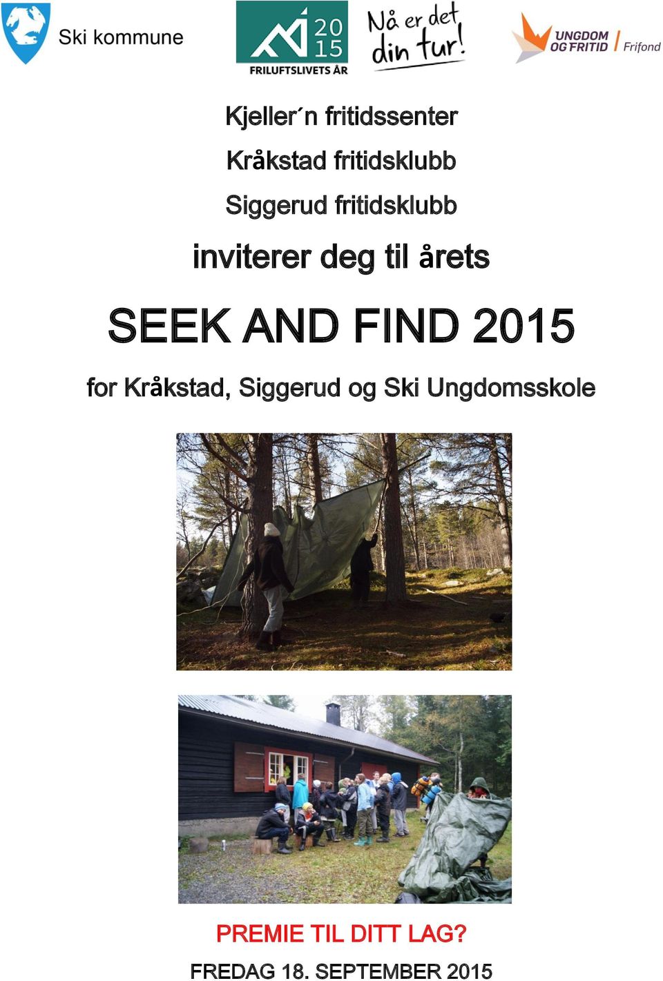 SEEK AND FIND 2015 for Kråkstad, Siggerud og Ski