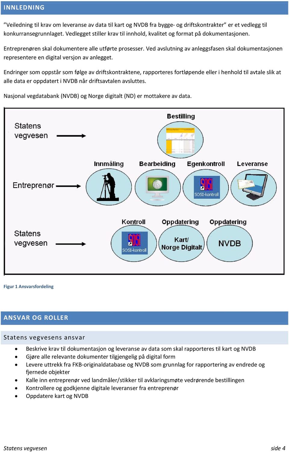 Ved avslutning av anleggsfasen skal dokumentasjonen representere en digital versjon av anlegget.