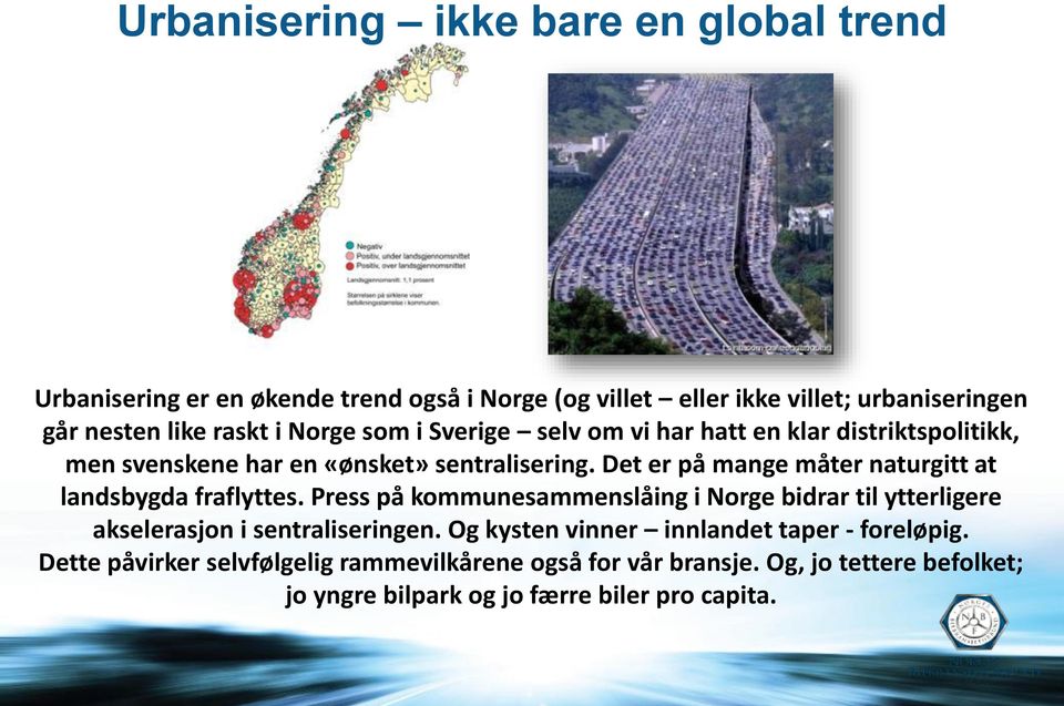 Det er på mange måter naturgitt at landsbygda fraflyttes. Press på kommunesammenslåing i Norge bidrar til ytterligere akselerasjon i sentraliseringen.