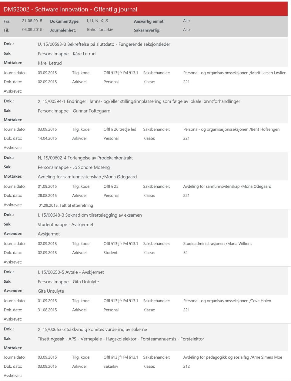 organisasjonsseksjonen /Berit Hofsengen 14.04.