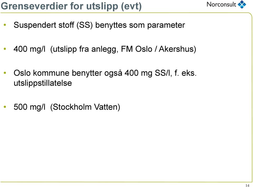 Oslo / Akershus) Oslo kommune benytter også 400 mg