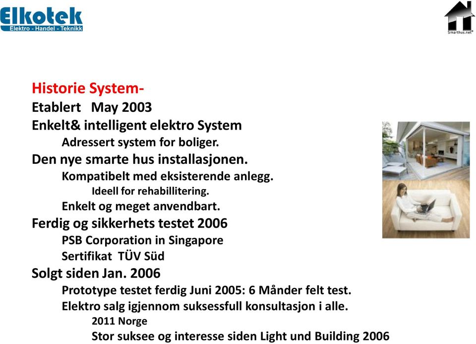 Ferdig og sikkerhets testet 2006 PSB Corporation in Singapore Sertifikat TÜV Süd Solgt siden Jan.