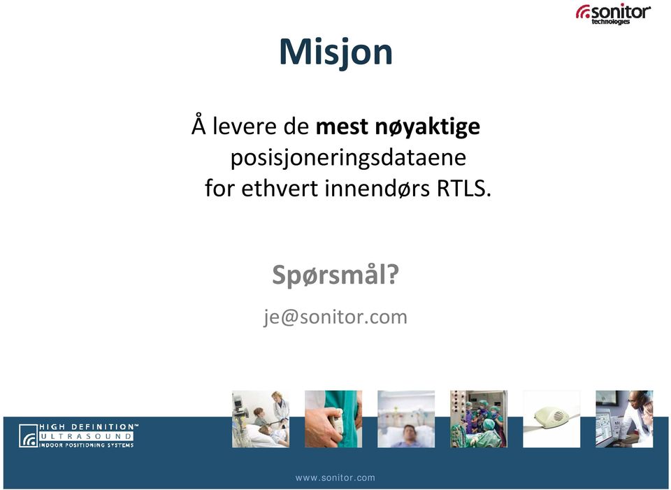 posisjoneringsdataene for