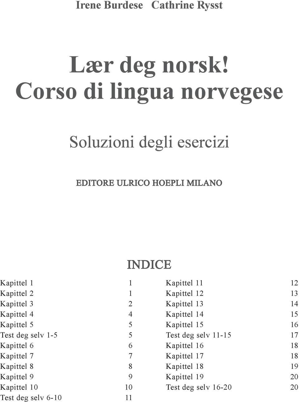 Lær deg norsk! Corso di lingua norvegese - PDF Free Download