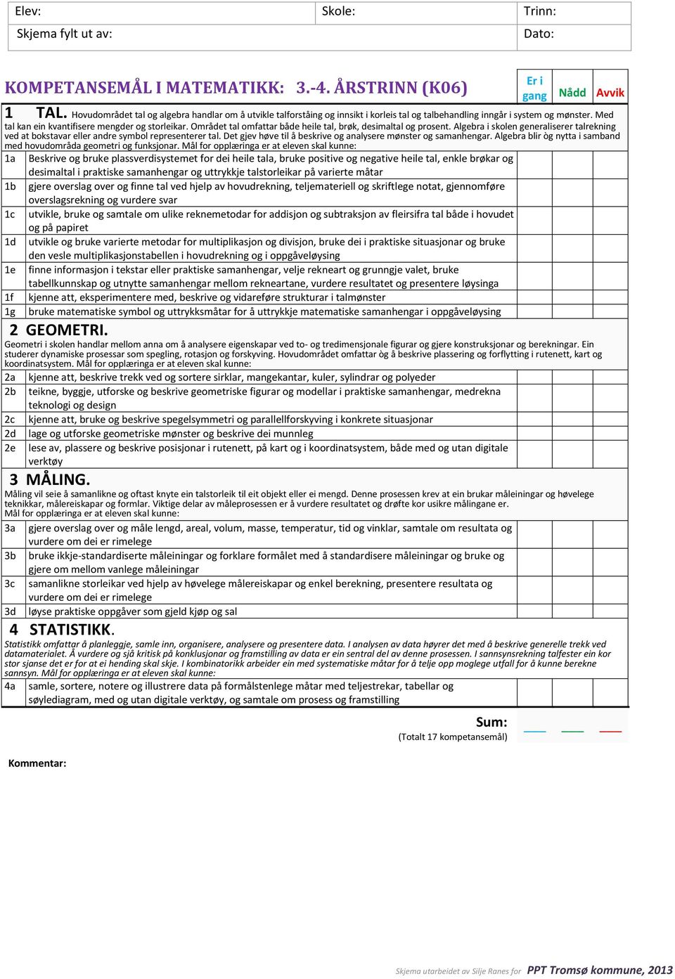 Algebra i skolen generaliserer talrekning ved at bokstavar eller andre symbol representerer tal. Det gjev høve til å beskrive og analysere mønster og samanhengar.