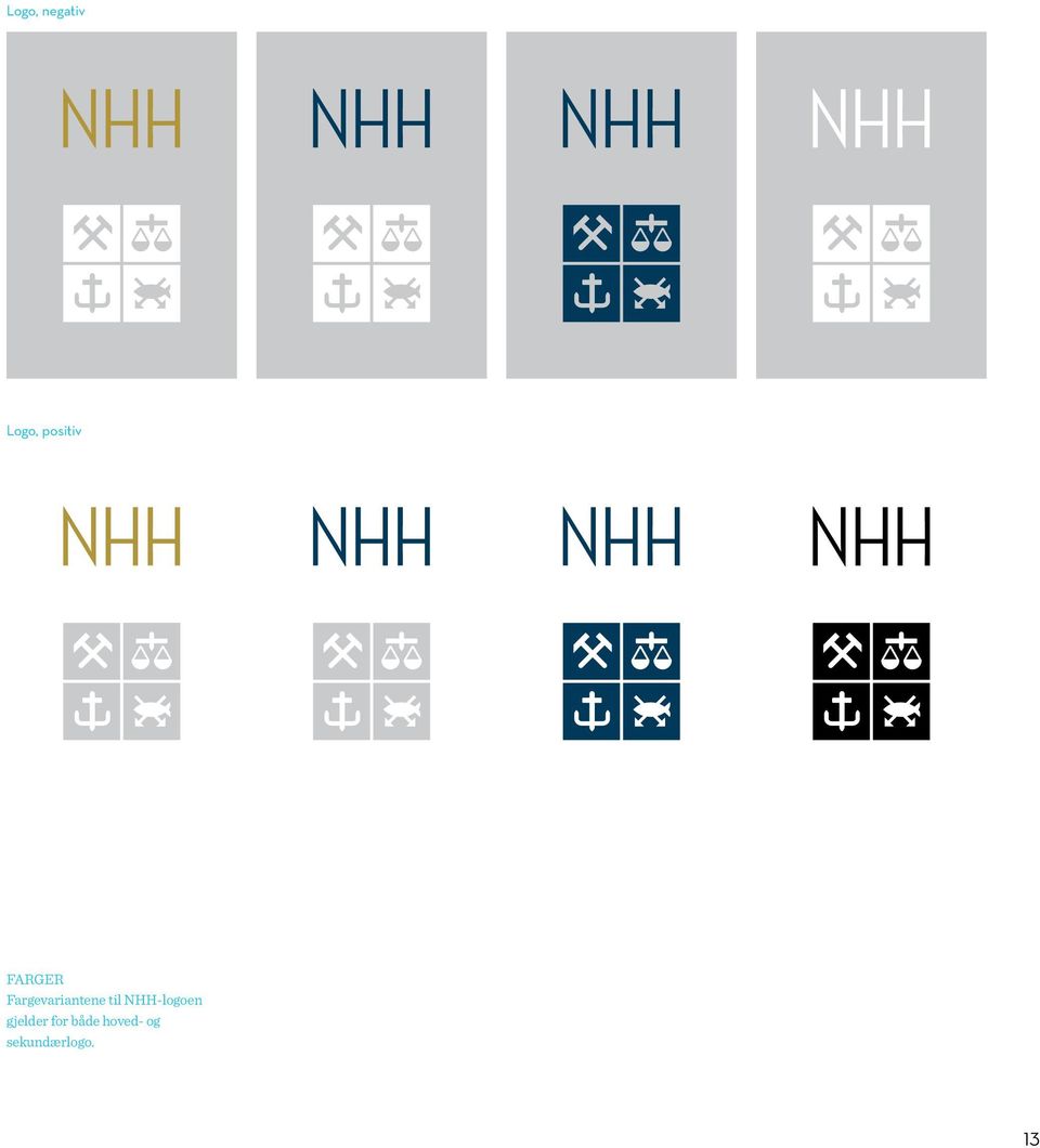 NHH-logoen gjelder for både