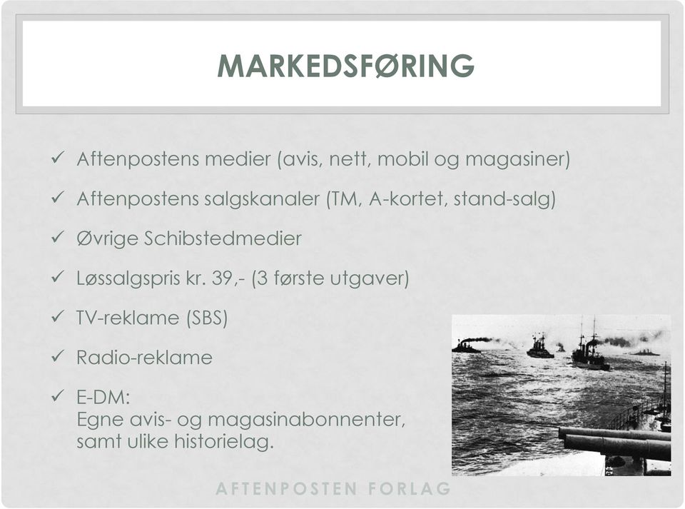 Schibstedmedier Løssalgspris kr.