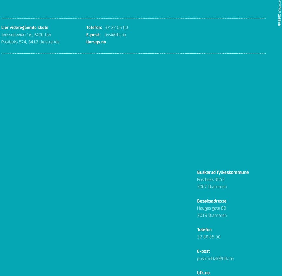 no Buskerud fylkeskommune Postboks 3563 3007 Drammen Besøksadresse