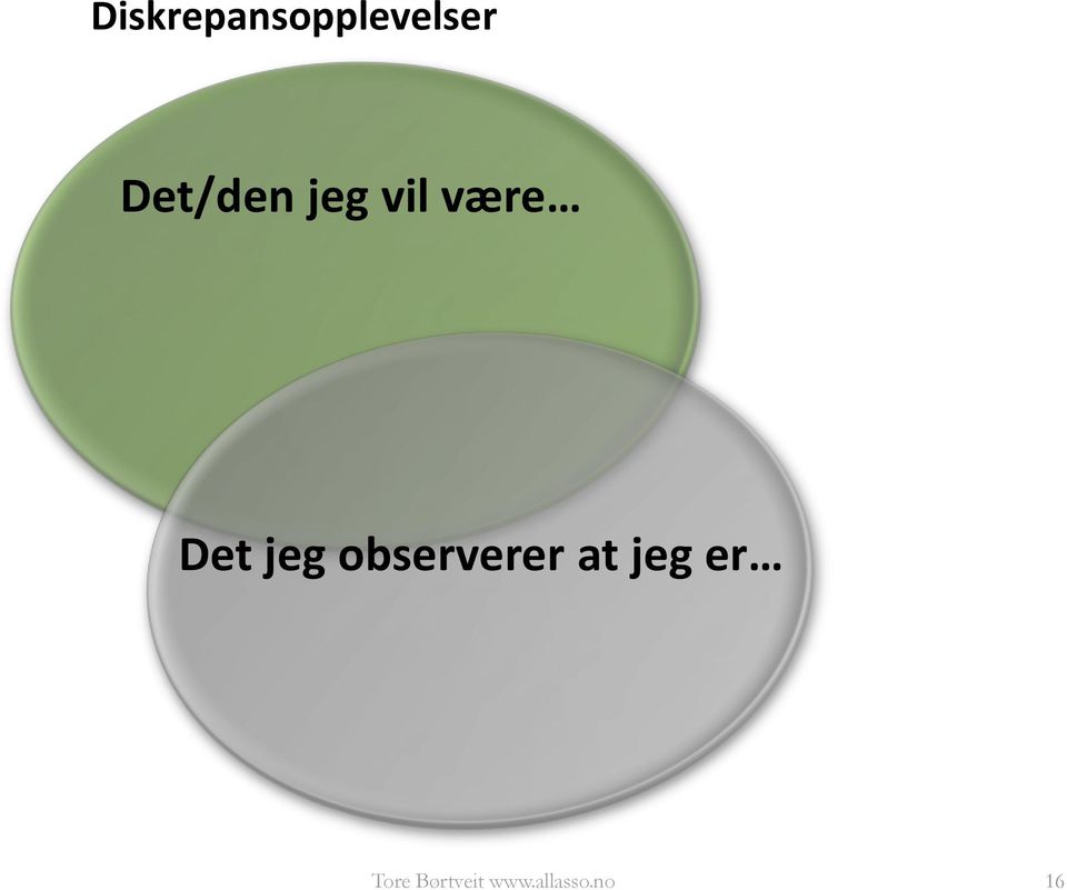 jeg observerer at jeg er