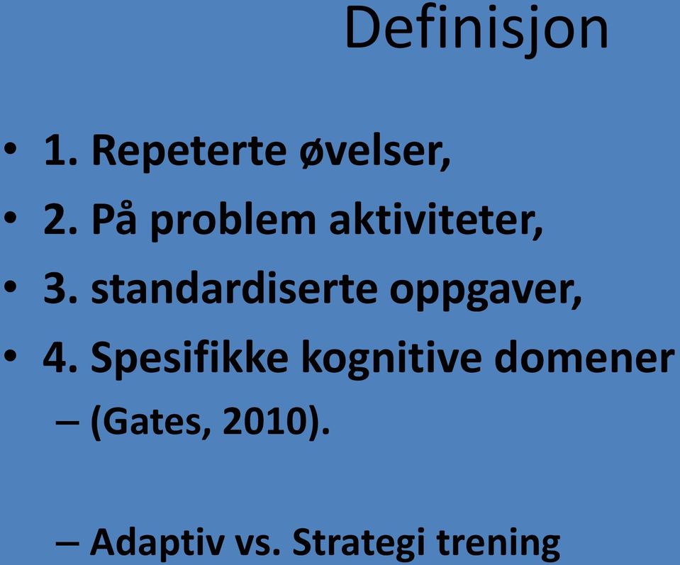 standardiserte oppgaver, 4.