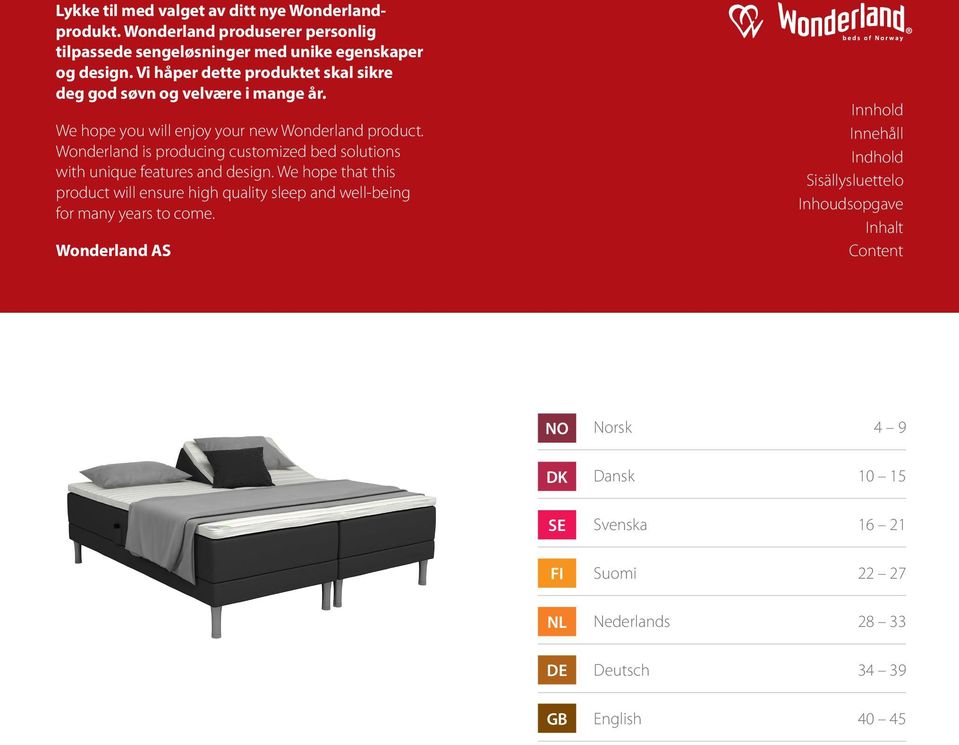 Wonderland is producing customized bed solutions with unique features and design.