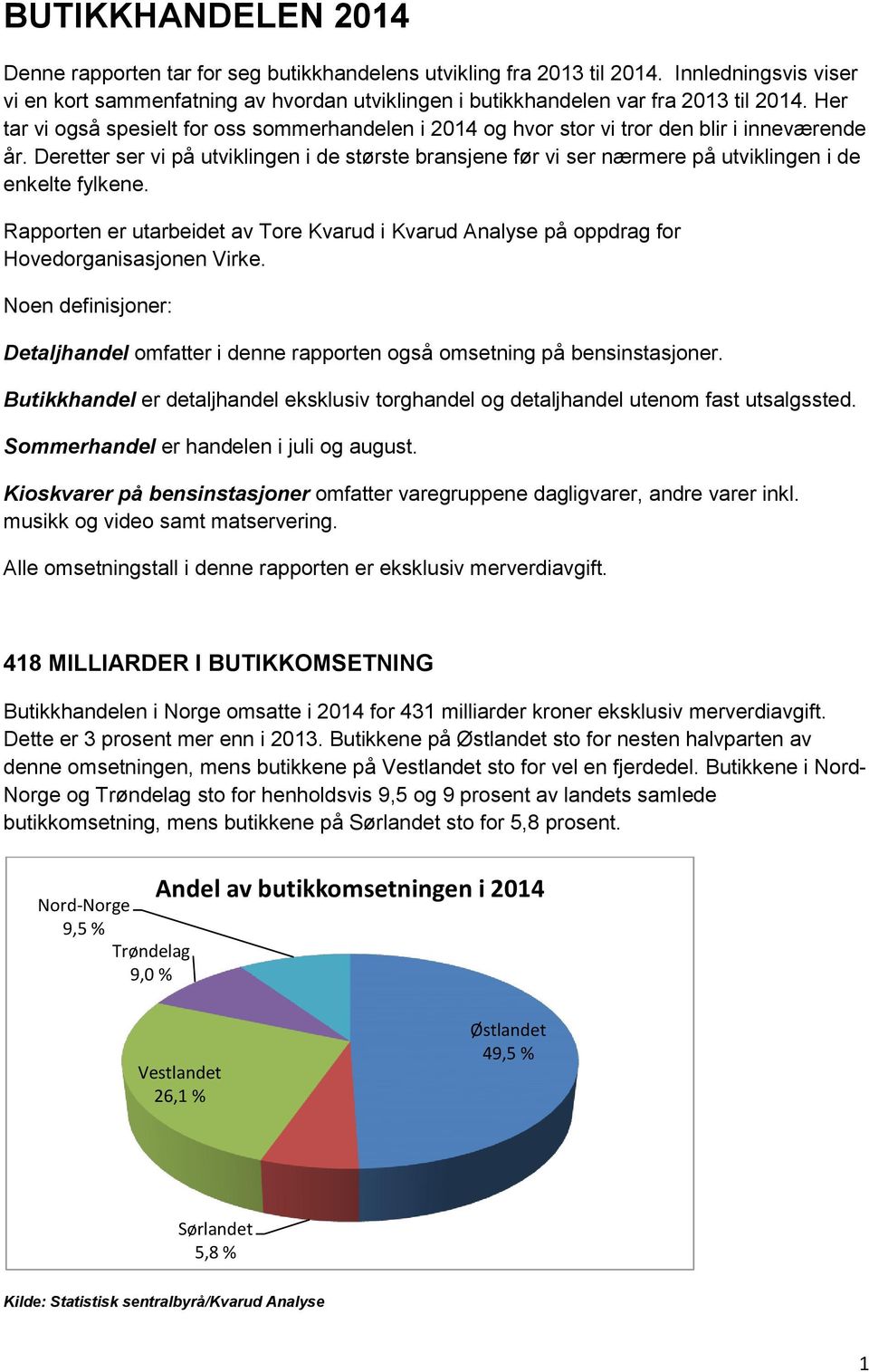 Her tar vi også spesielt for oss sommerhandelen i 2014 og hvor stor vi tror den blir i inneværende år.