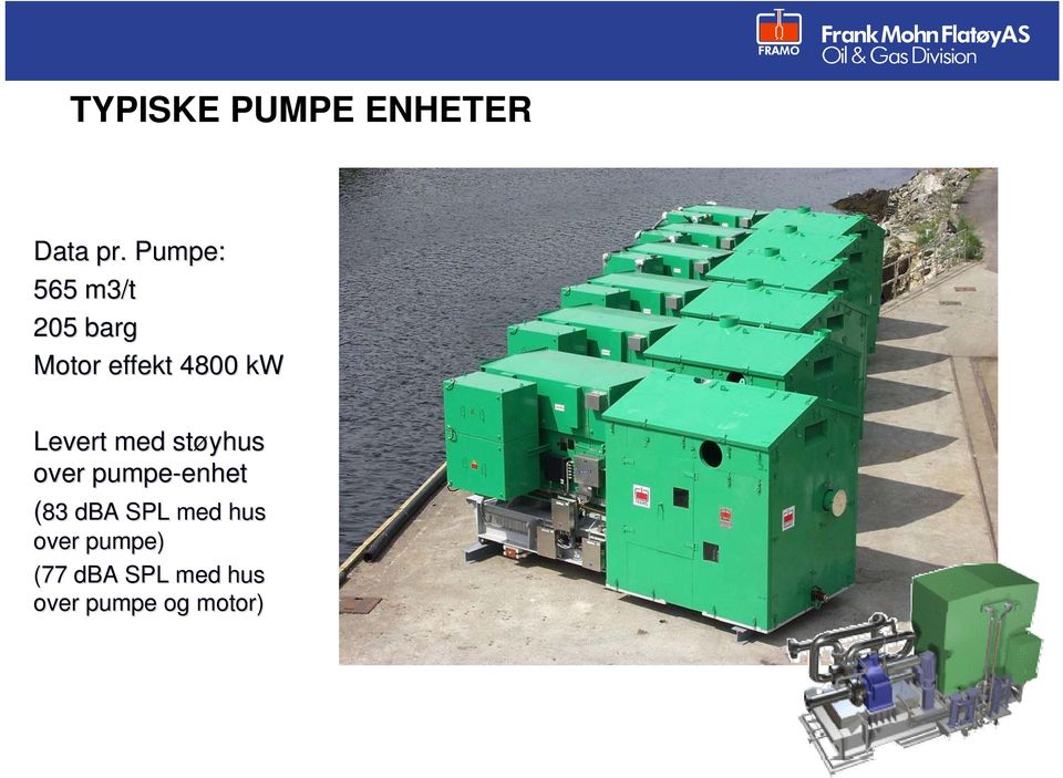 Levert med støyhus over pumpe-enhet enhet (83