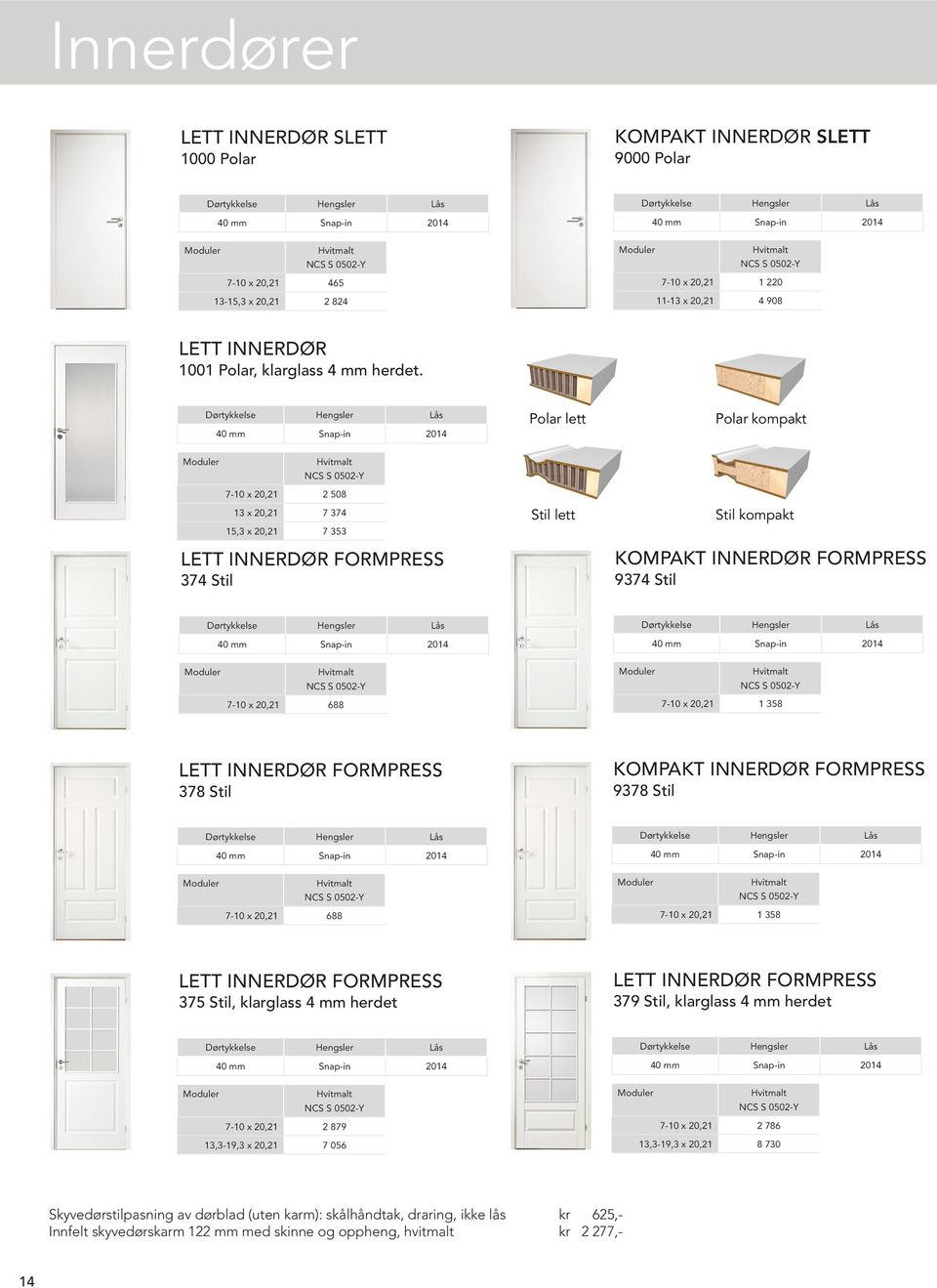 Polar lett Polar kompakt 7-10 x 20,21 2 508 13 x 20,21 7 374 15,3 x 20,21 7 353 LETT INNERDØR FORMPRESS 374 Stil Stil lett Stil kompakt KOMPAKT INNERDØR FORMPRESS 9374 Stil 7-10 x 20,21 688 7-10 x