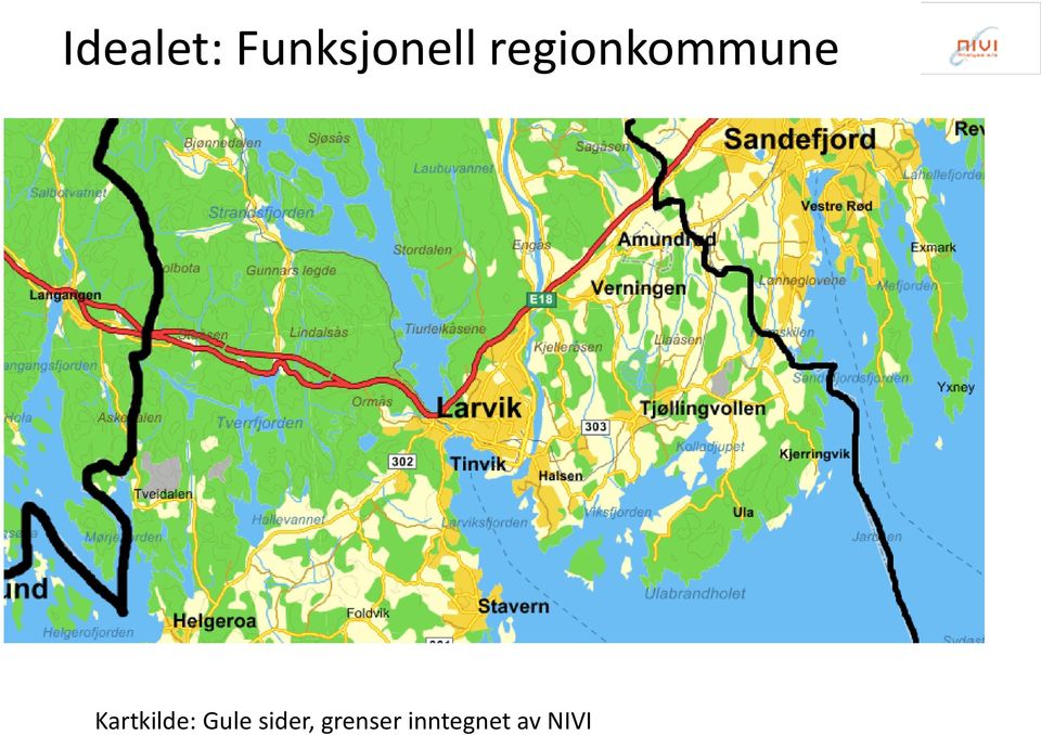 Kartkilde: Gule