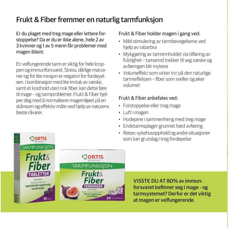 I kombinasjon med lite inntak av væske, samt et kosthold uten nok fiber, kan dette føre til mage og tarmproblemer.