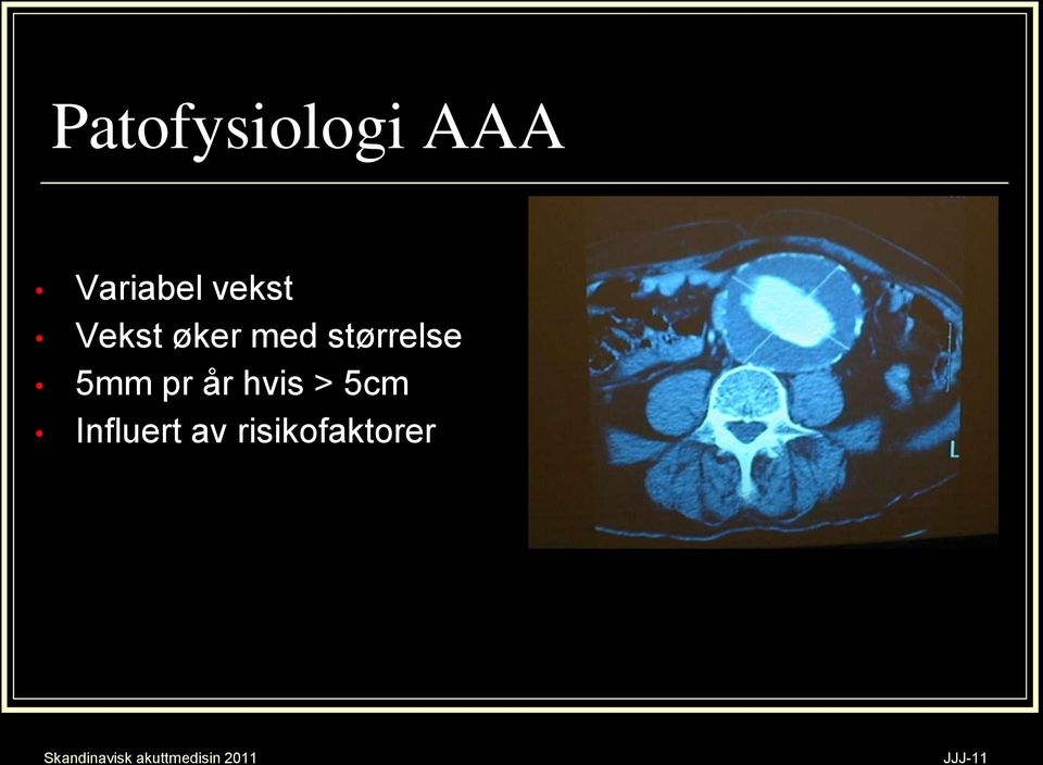 størrelse 5mm pr år hvis >