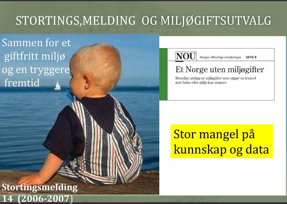 tryggere fremtid Stor mangel på