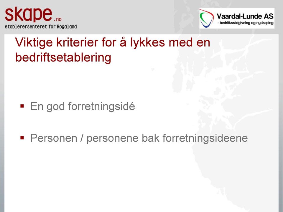 god forretningsidé Personen /