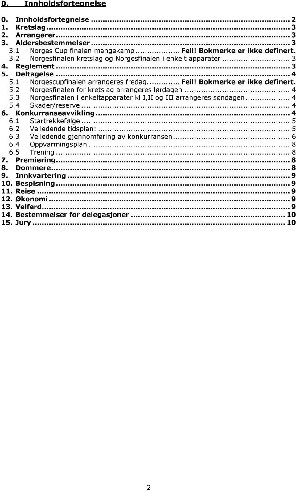 .. 4 5.4 Skader/reserve... 4 6. Konkurranseavvikling... 4 6.1 Startrekkefølge... 5 6.2 Veiledende tidsplan:... 5 6.3 Veiledende gjennomføring av konkurransen... 6 6.4 Oppvarmingsplan... 8 6.5 Trening.