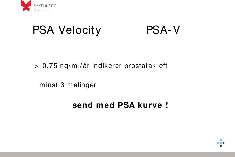 prostatakreft minst 3