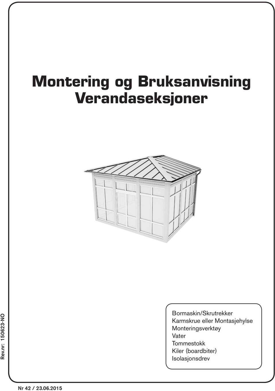 eller Montasjehylse Monteringsverktøy Vater