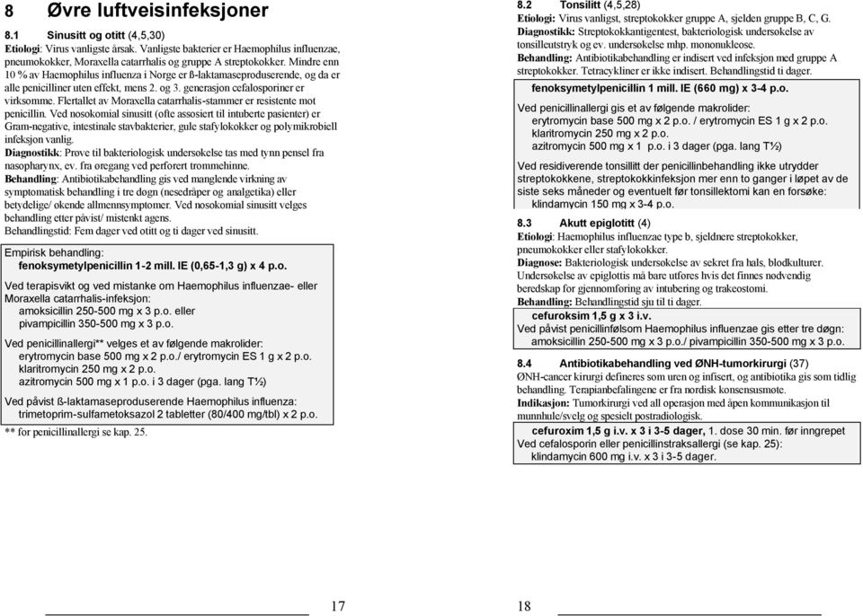 Flertallet av Moraxella catarrhalis-stammer er resistente mot penicillin.