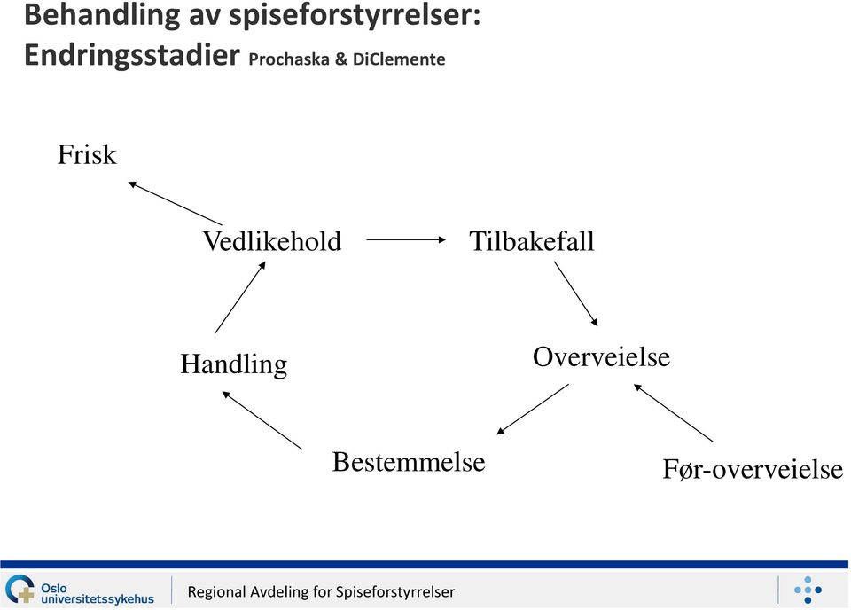 DiClemente Frisk Vedlikehold