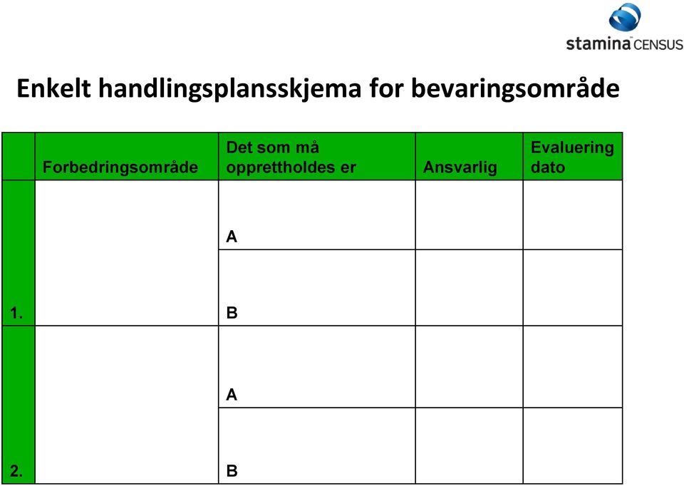 Det som må opprettholdes er