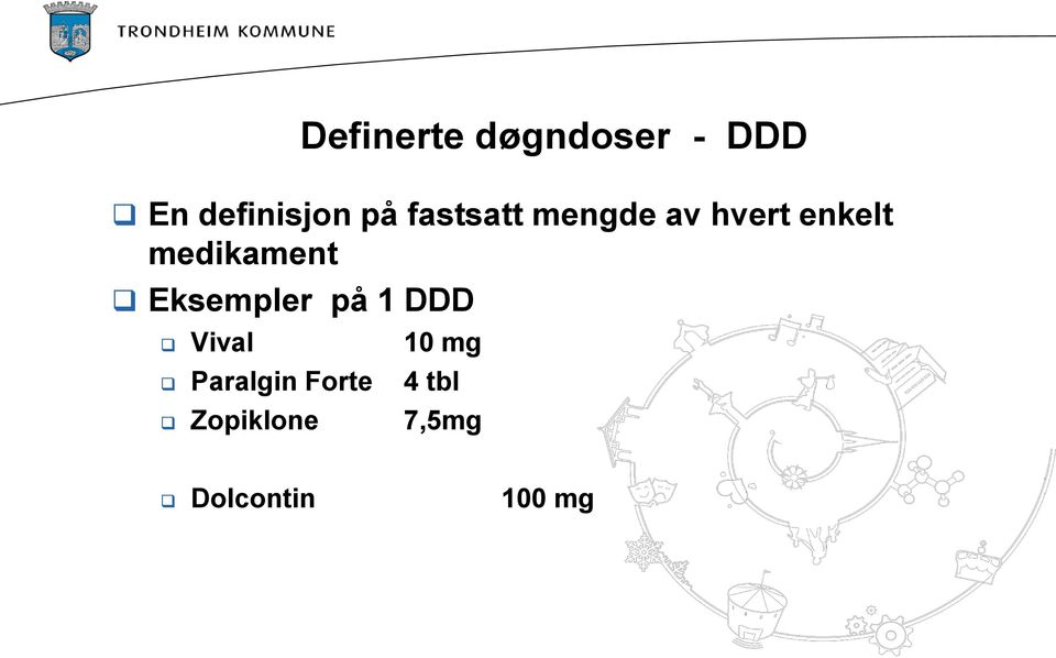 Definerte døgndoser - DDD Vival 10 mg