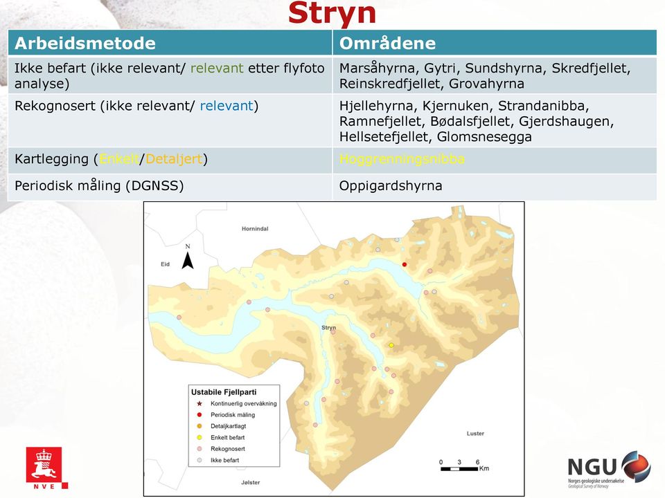 Grovahyrna Hjellehyrna, Kjernuken, Strandanibba, Ramnefjellet,