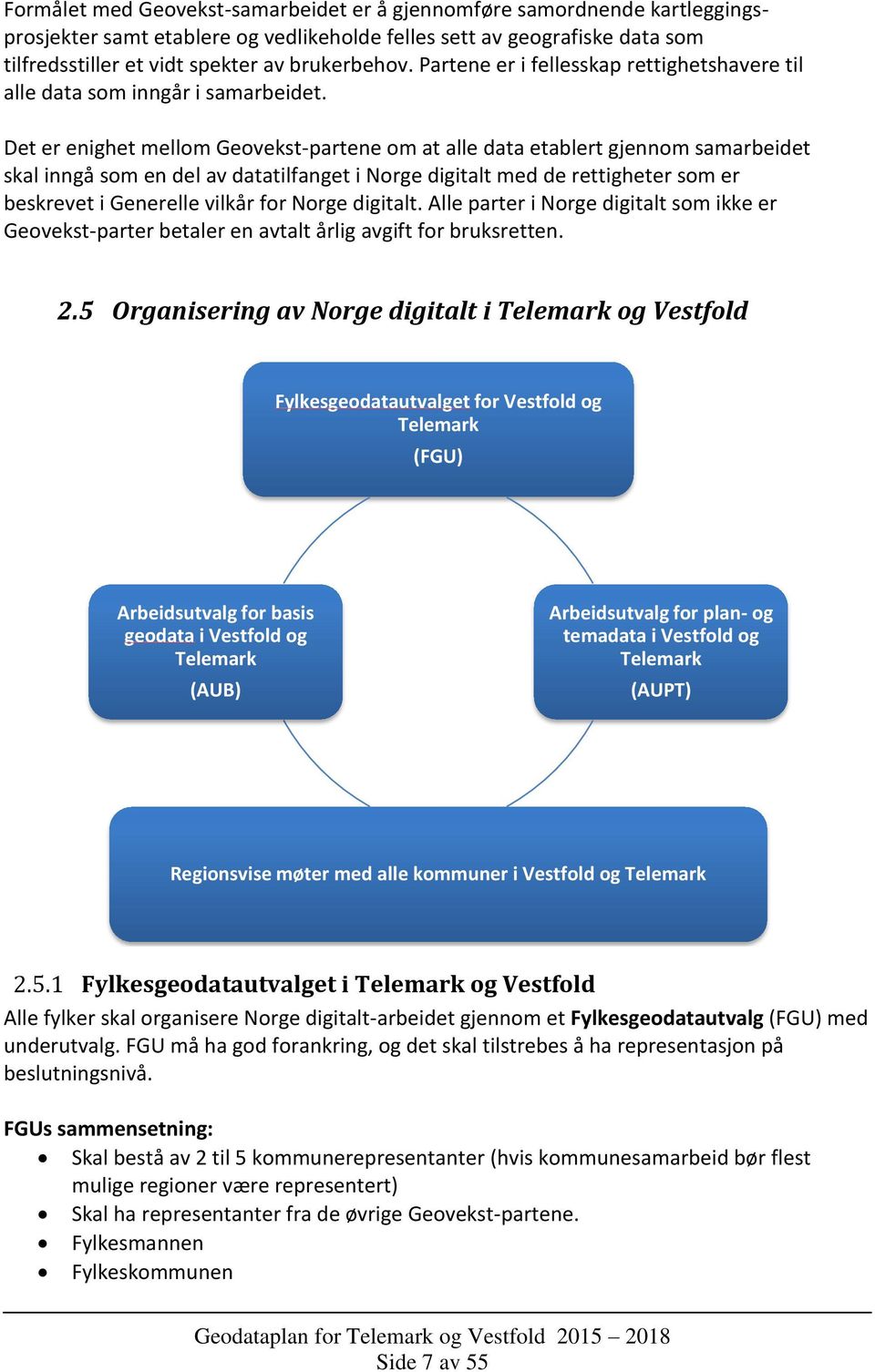 Det er enighet mellom Geovekst-partene om at alle data etablert gjennom samarbeidet skal inngå som en del av datatilfanget i Norge digitalt med de rettigheter som er beskrevet i Generelle vilkår for