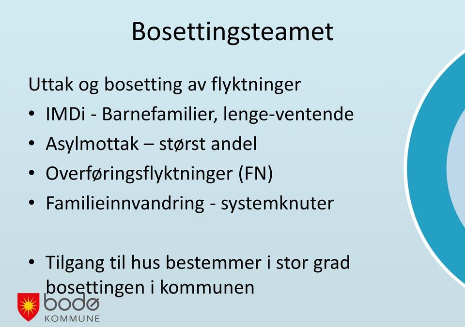 Overføringsflyktninger (FN) Familieinnvandring -