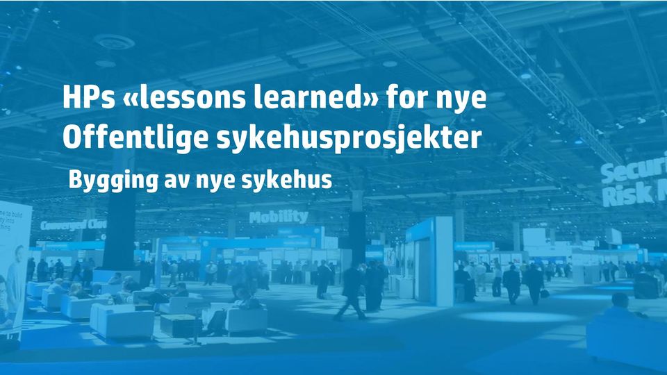 sykehusprosjekter