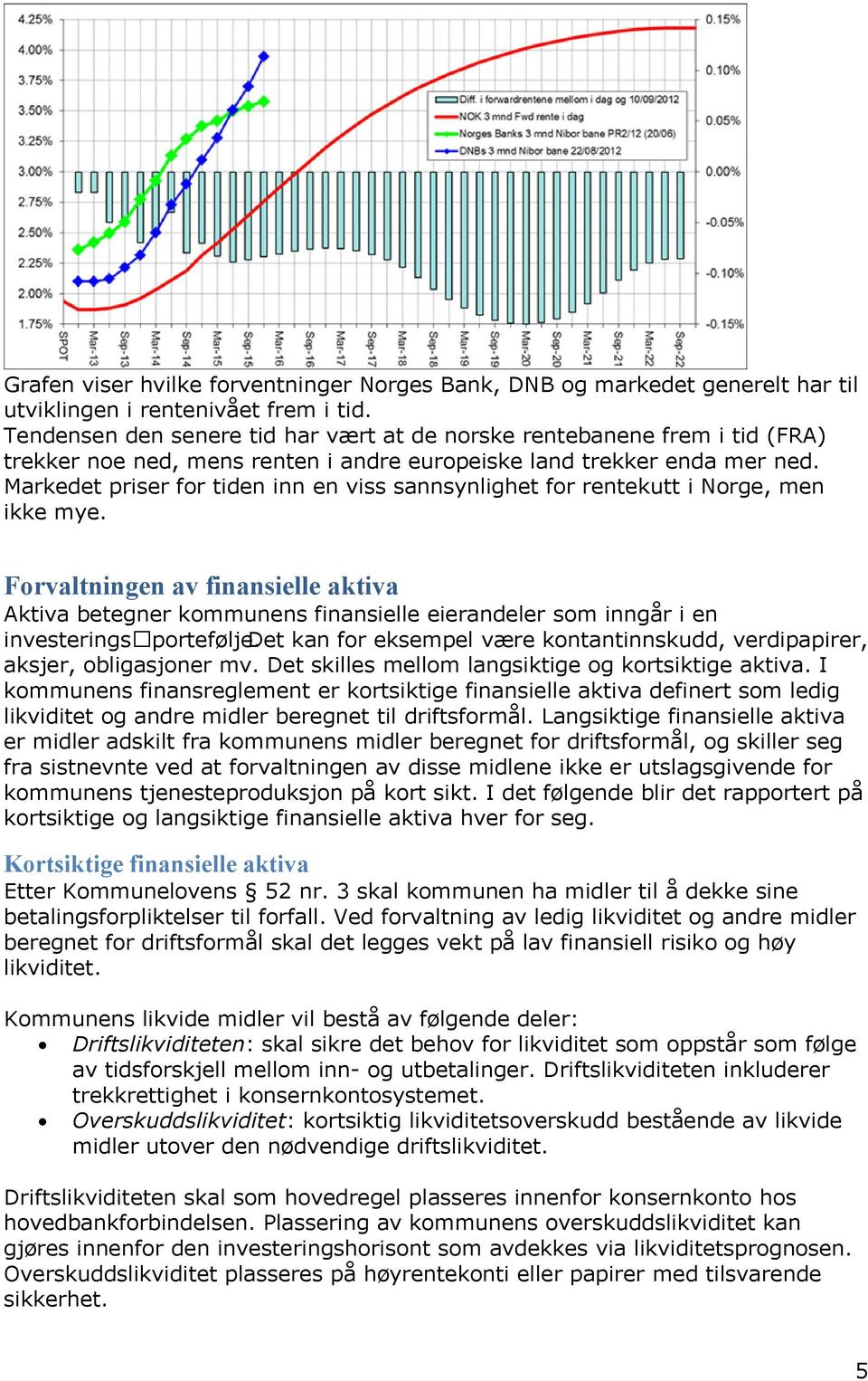 Markedet priser for tiden inn en viss sannsynlighet for rentekutt i Norge, men ikke mye.