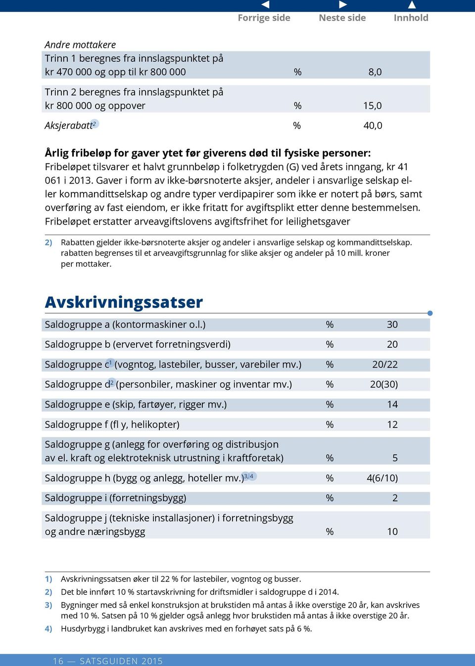 Gaver i form av ikke-børsnoterte aksjer, andeler i ansvarlige selskap eller kommandittselskap og andre typer verdipapirer som ikke er notert på børs, samt overføring av fast eiendom, er ikke fritatt