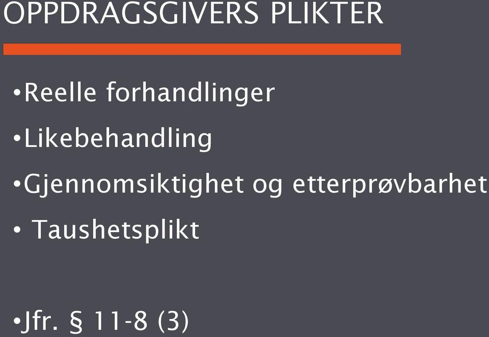 Gjennomsiktighet og