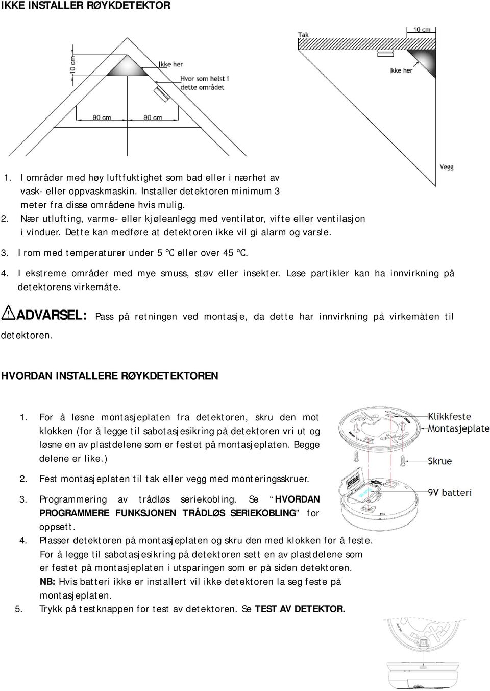 Brukermanual for optisk røykvarsler - PDF Free Download
