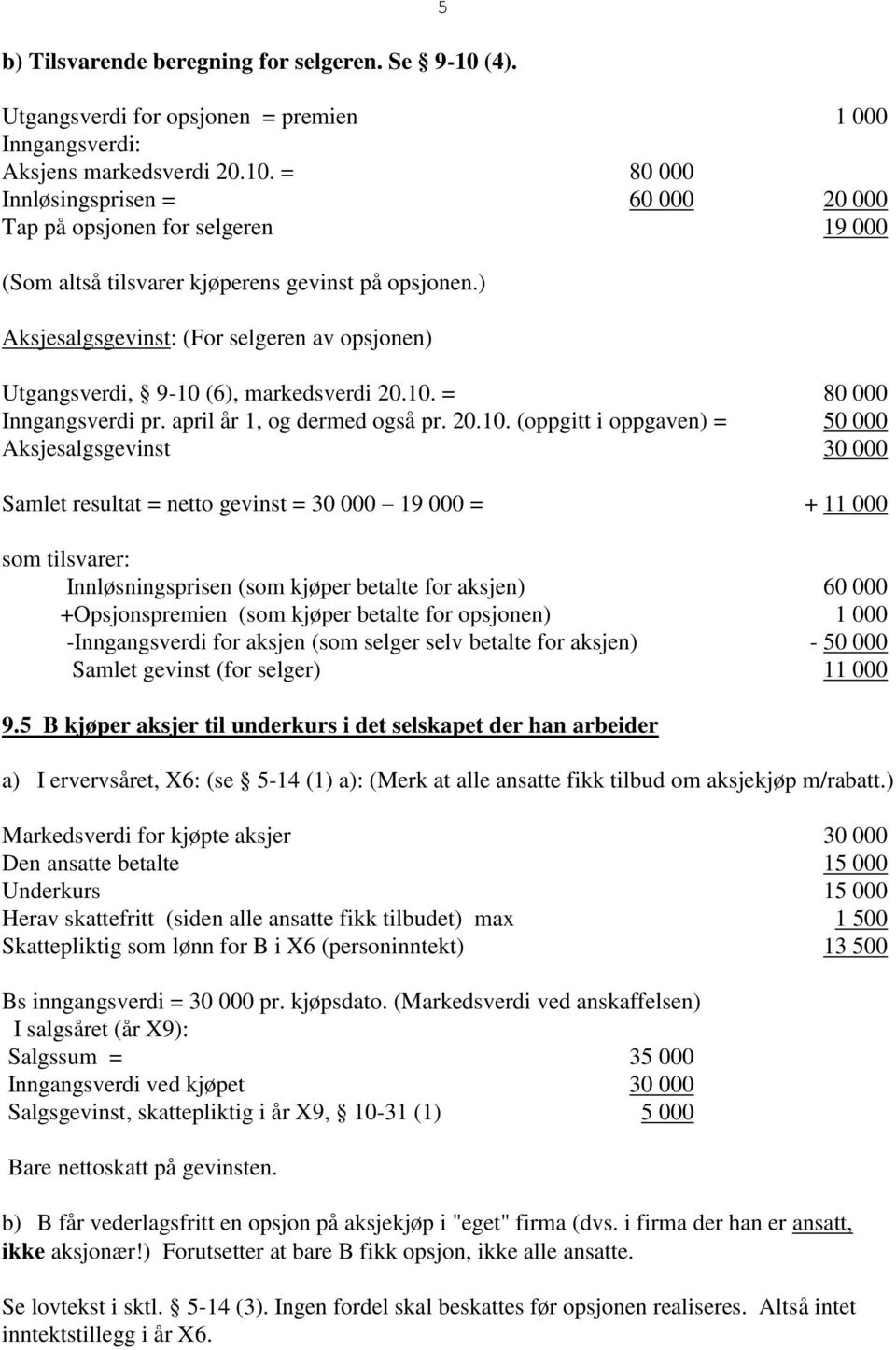 (6), markedsverdi 20.10.