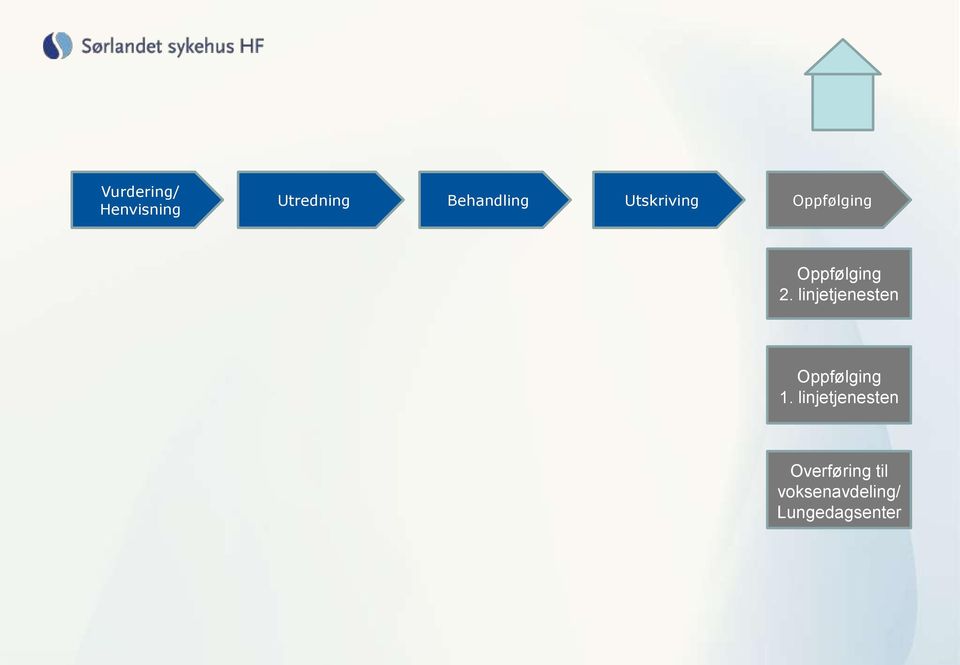 Oppfølging 2. linjetjenesten Oppfølging 1.
