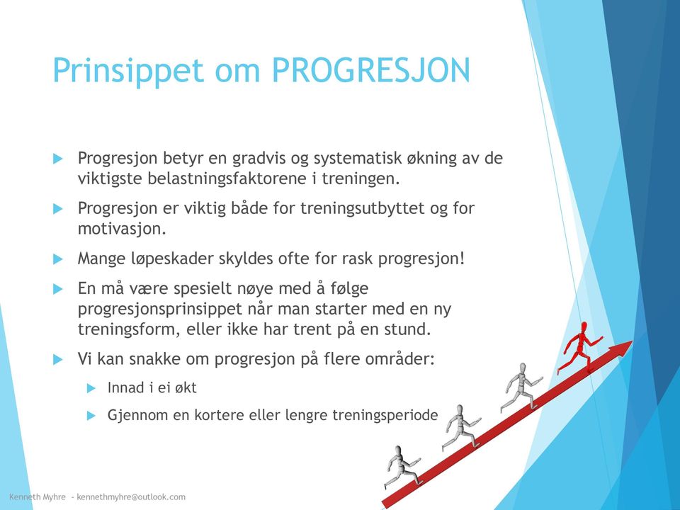 Mange løpeskader skyldes ofte for rask progresjon!