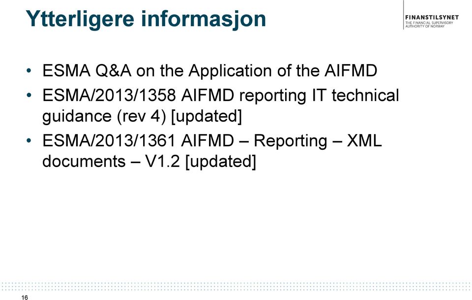 reporting IT technical guidance (rev 4) [updated]