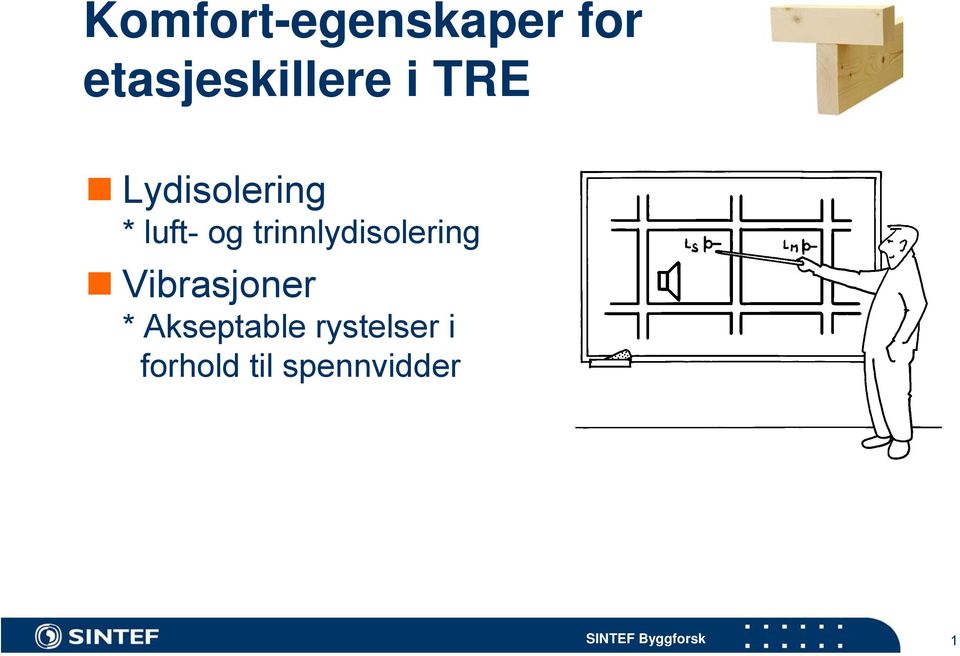 luft- og trinnlydisolering